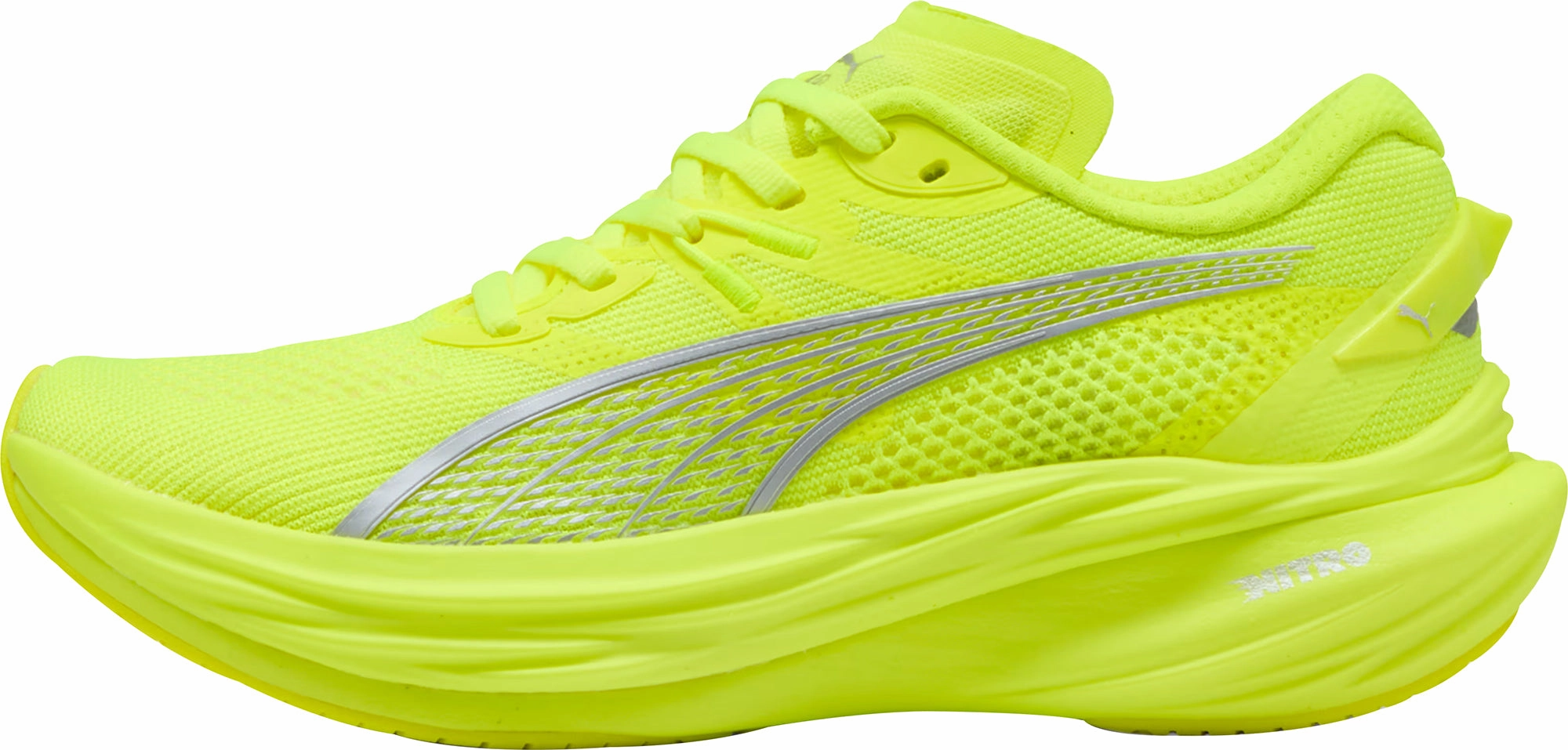Cloud Soft Puma Deviate Nitro 3 Womens Running Shoes - Yellow