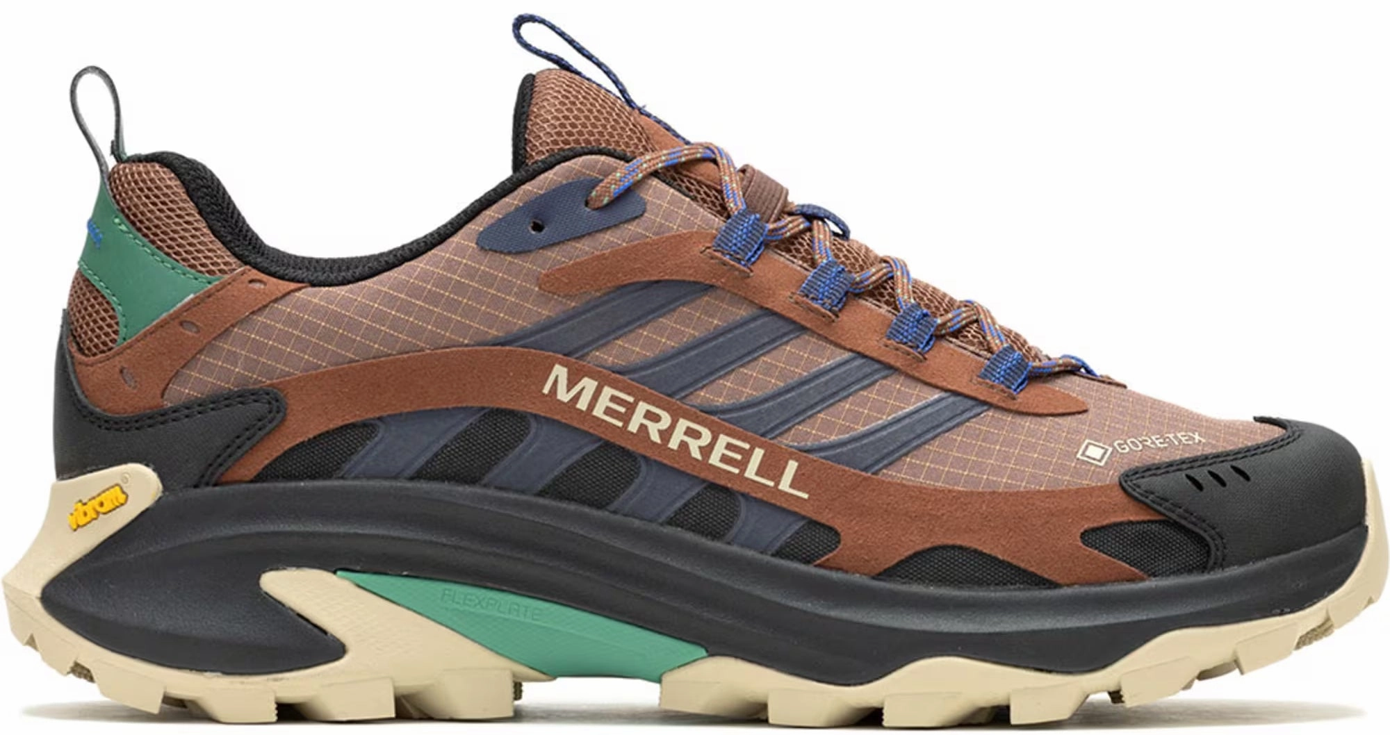 Trail Comfort Fit Harsh Climate Merrell Moab Speed 2 GORE-TEX Mens Walking Shoes - Brown