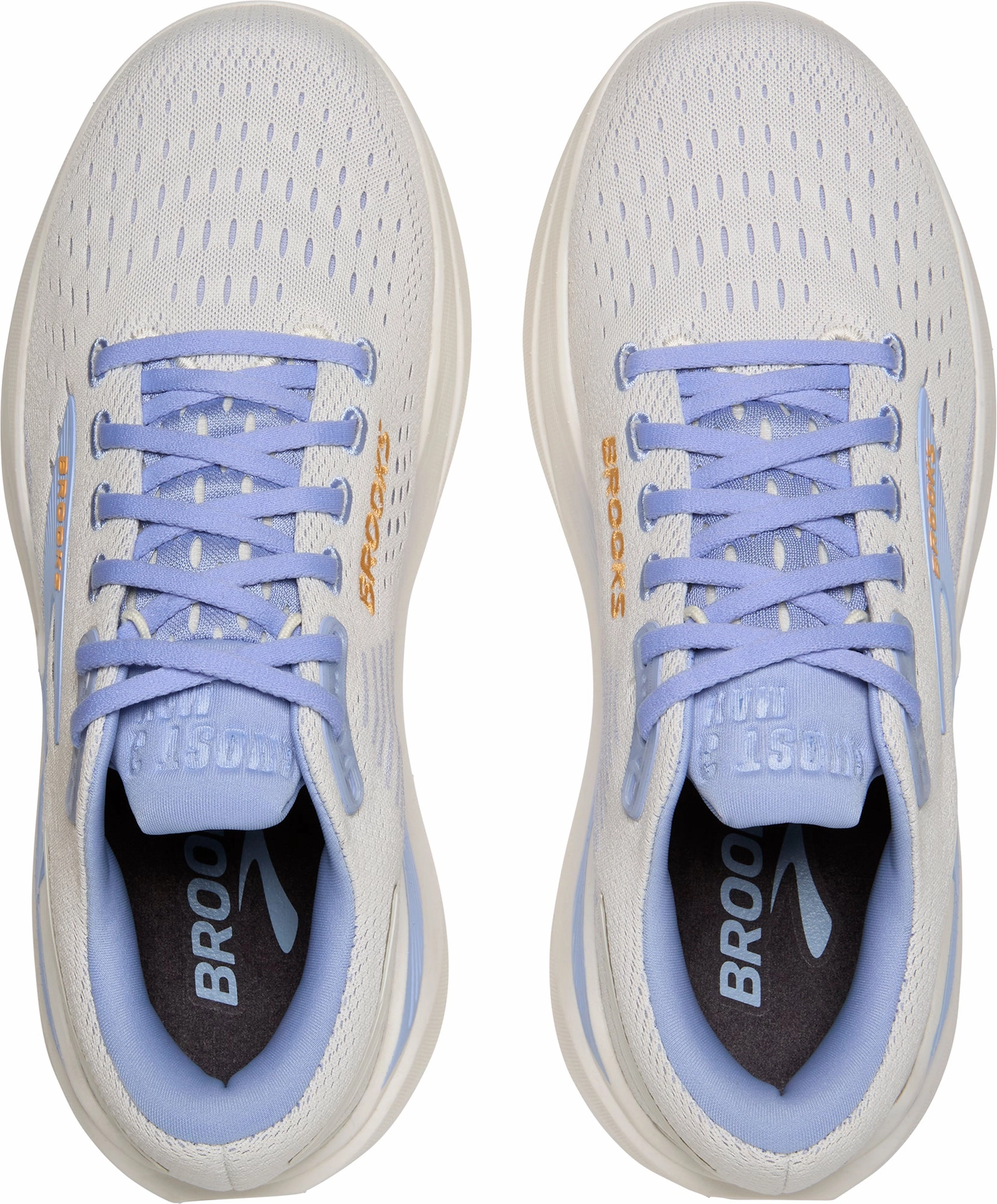 Brooks Ghost Max 3 Womens Running Shoes - Grey Compression Support Web Moisture control