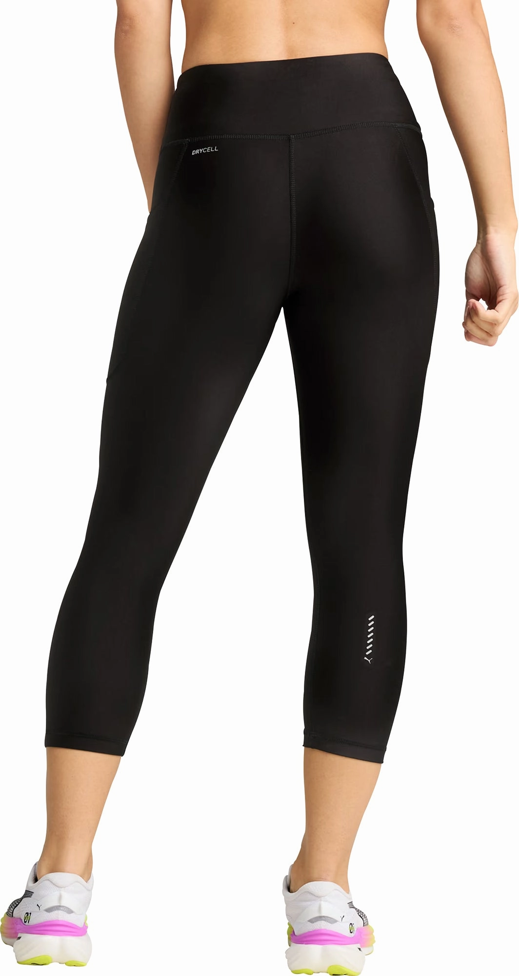 Puma Velocity Womens 3/4 Capri Running Tights - Black Camping Gear For Men Outdoor Lover Fitness Training