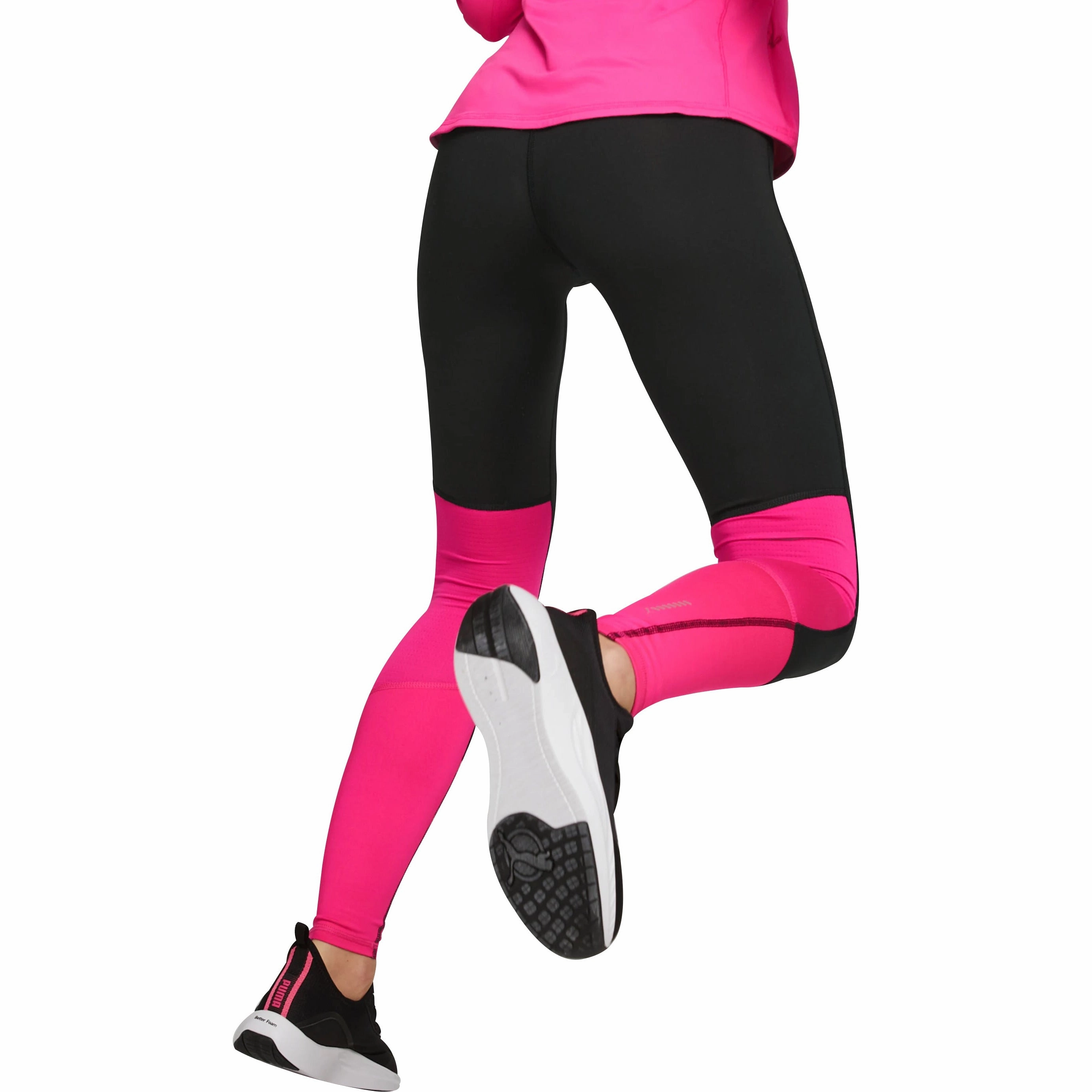 Puma Run Favourite Regular Rise Womens Long Running Tights - Black Extra Soft Unisex Style Stylish Layer