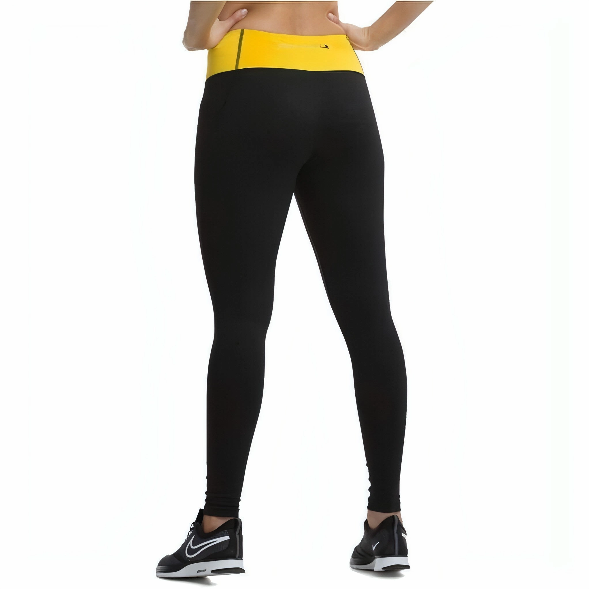 TCA Pro Performance Supreme High Waist Womens Long Running Tights - Black Urban Commuter City Walk Pro Athlete Moisture Wicking
