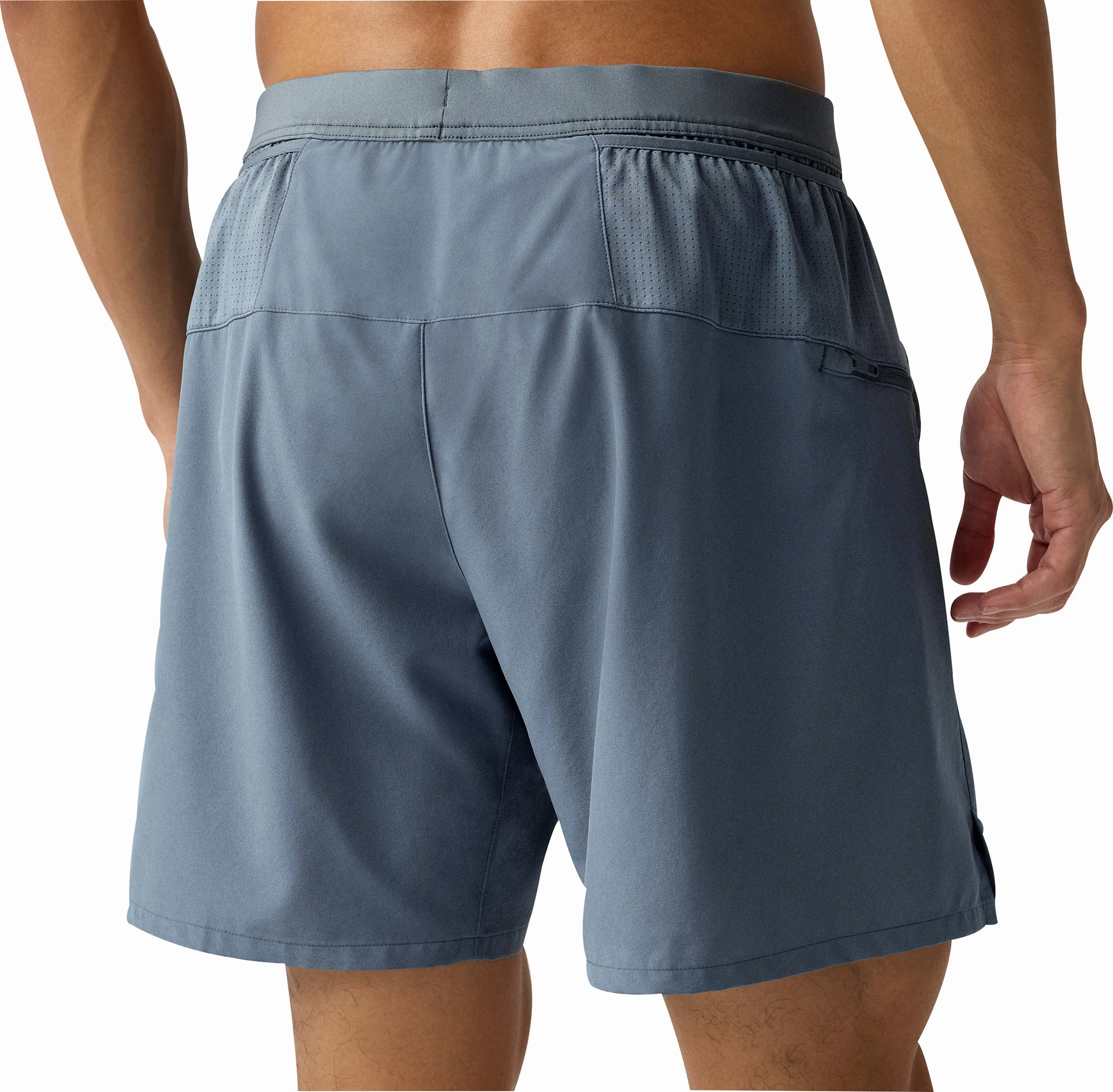Warm Weather Wear Comfortable Wear Brooks 7 Inch Journey 2 In 1 Mens Running Shorts - Grey