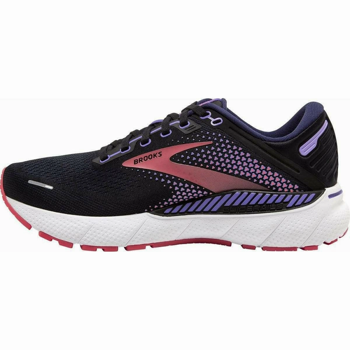 heel - stabilizing shoes multipurpose - shoes Brooks Adrenaline GTS 22 WIDE FIT Womens Running Shoes - Black