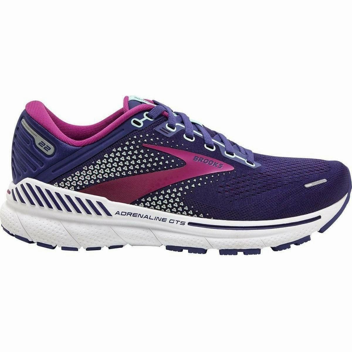 Brooks Adrenaline GTS 22 Womens Running Shoes - Purple Minimalist Edge