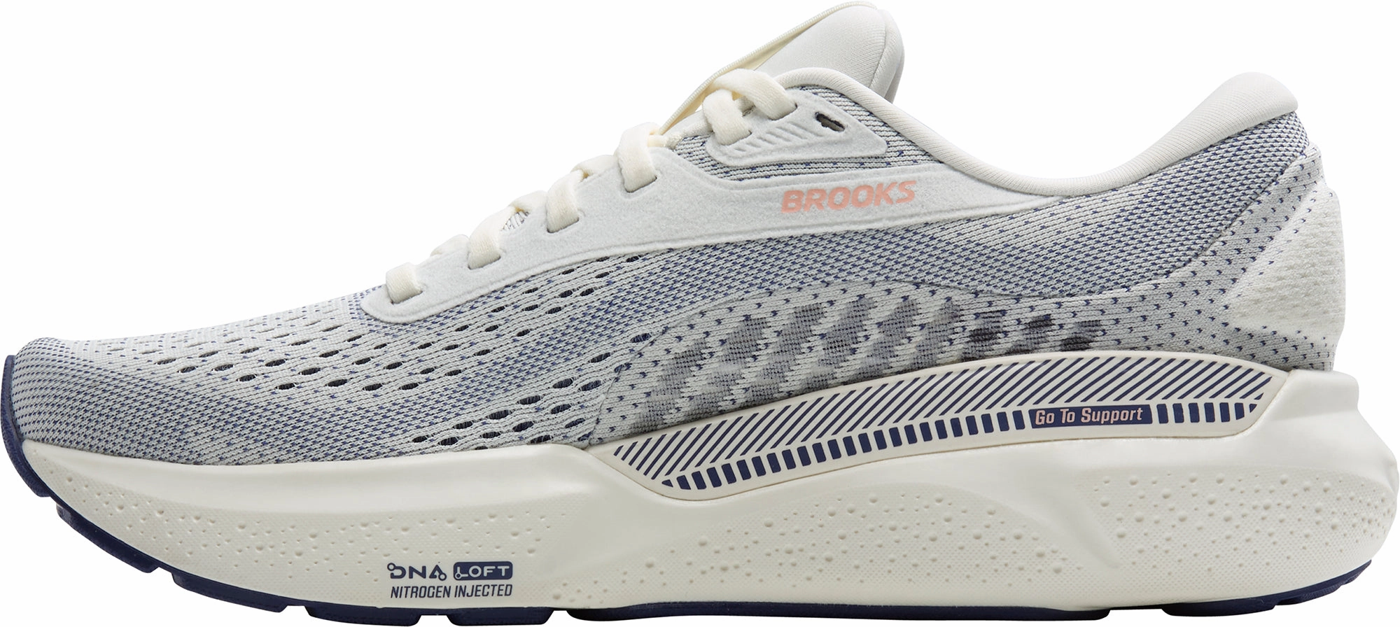 Brooks Adrenaline GTS 24 WIDE FIT Womens Running Shoes - Grey collector's shoes Rebound Enhancing Geometry