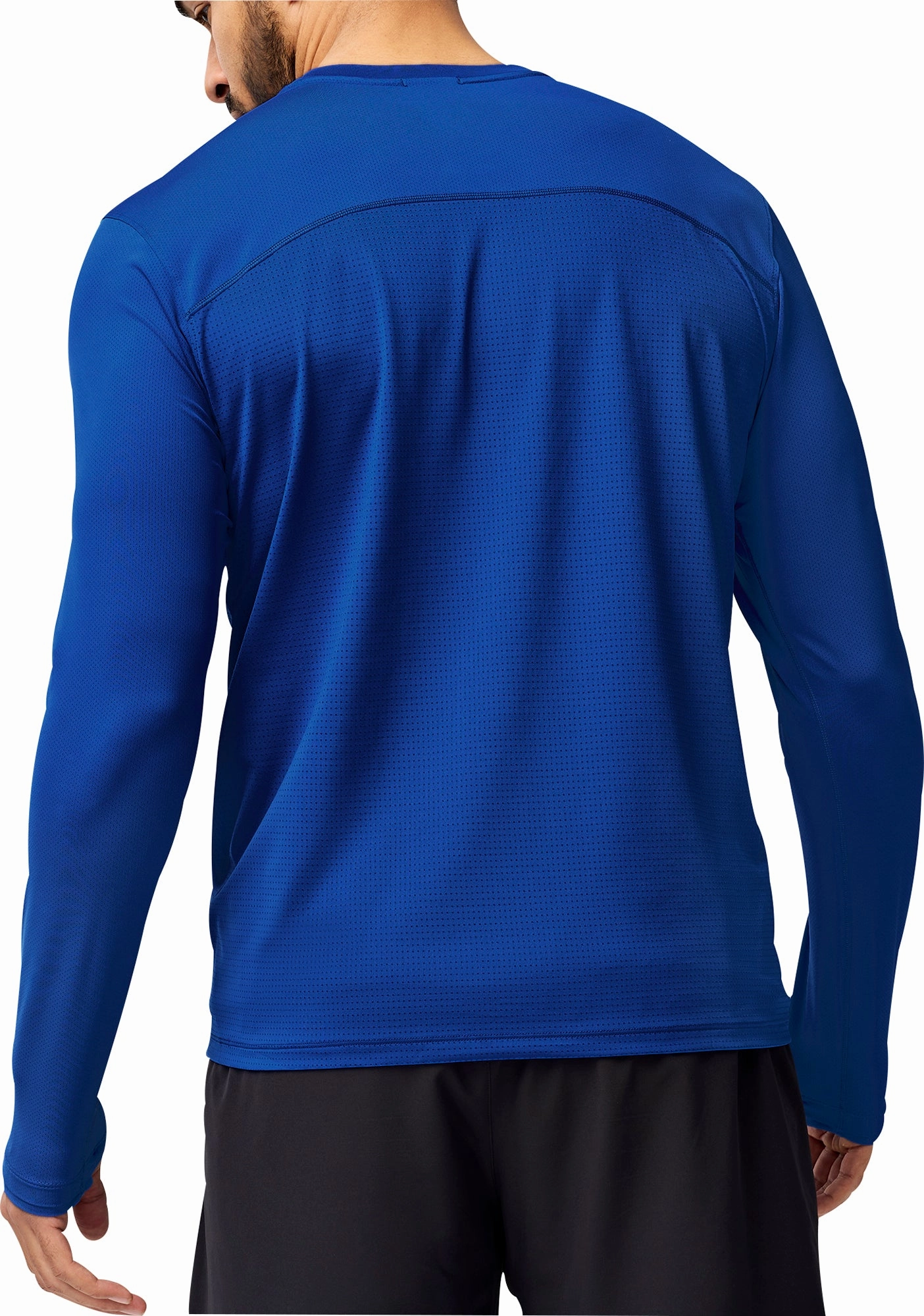 Office Worker adults Brooks Atmosphere 3.0 Long Sleeve Mens Running Top - Blue
