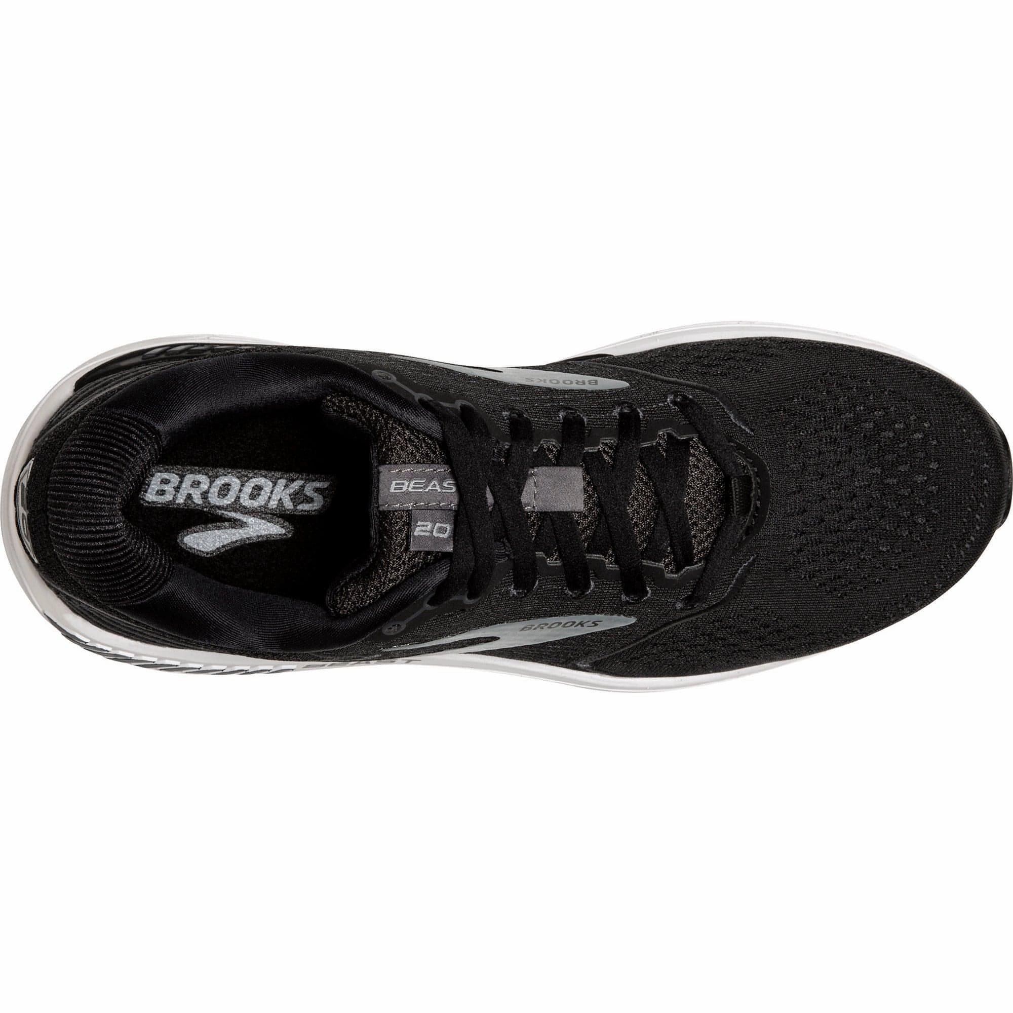 Injury prevention responsiveness shoes Brooks Beast 20 WIDE FIT Mens Running Shoes - Black