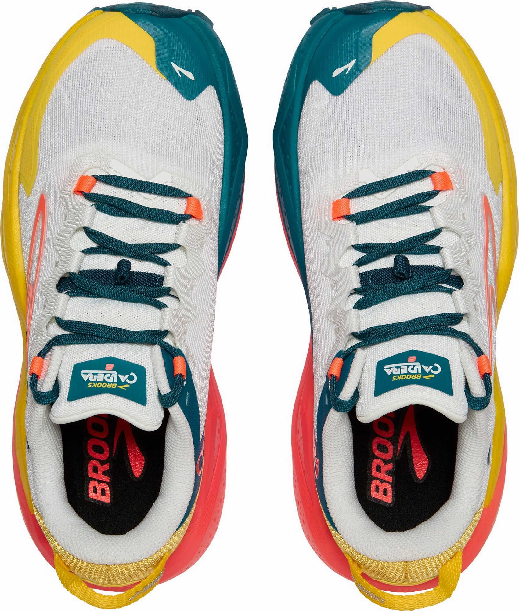 Brooks Caldera 8 Womens Trail Running Shoes - White Versatile Traction
