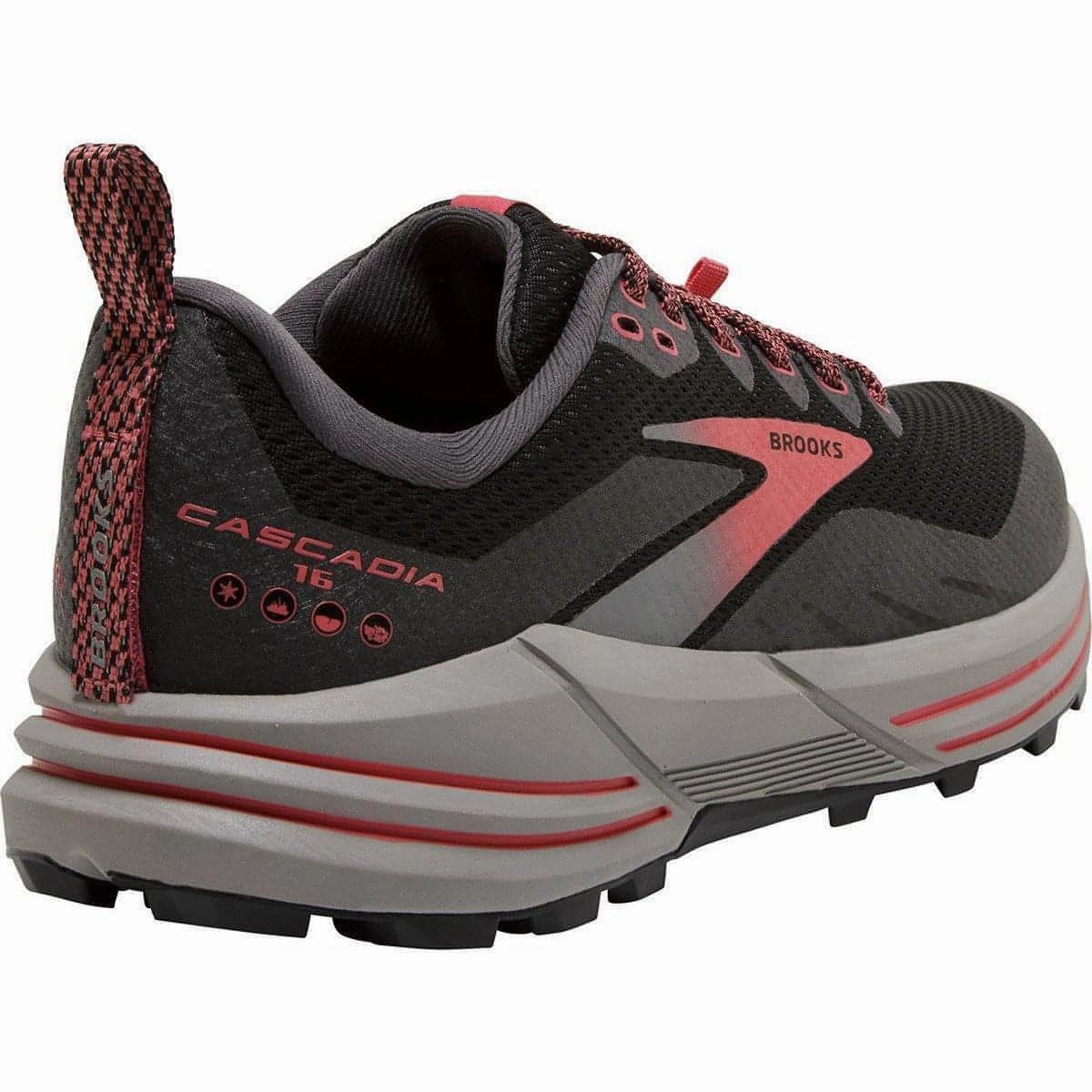 Brooks Cascadia 16 GORE-TEX Womens Trail Running Shoes - Black weight - loss running shoe intention SupportiveMidfoot