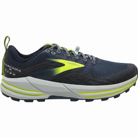 running in a composite bridge area shoes Brooks Cascadia 16 Mens Trail Running Shoes - Grey