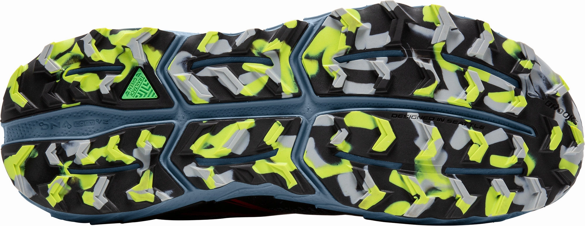 Brooks Cascadia 18 Mens Trail Running Shoes - Blue Ventilation System