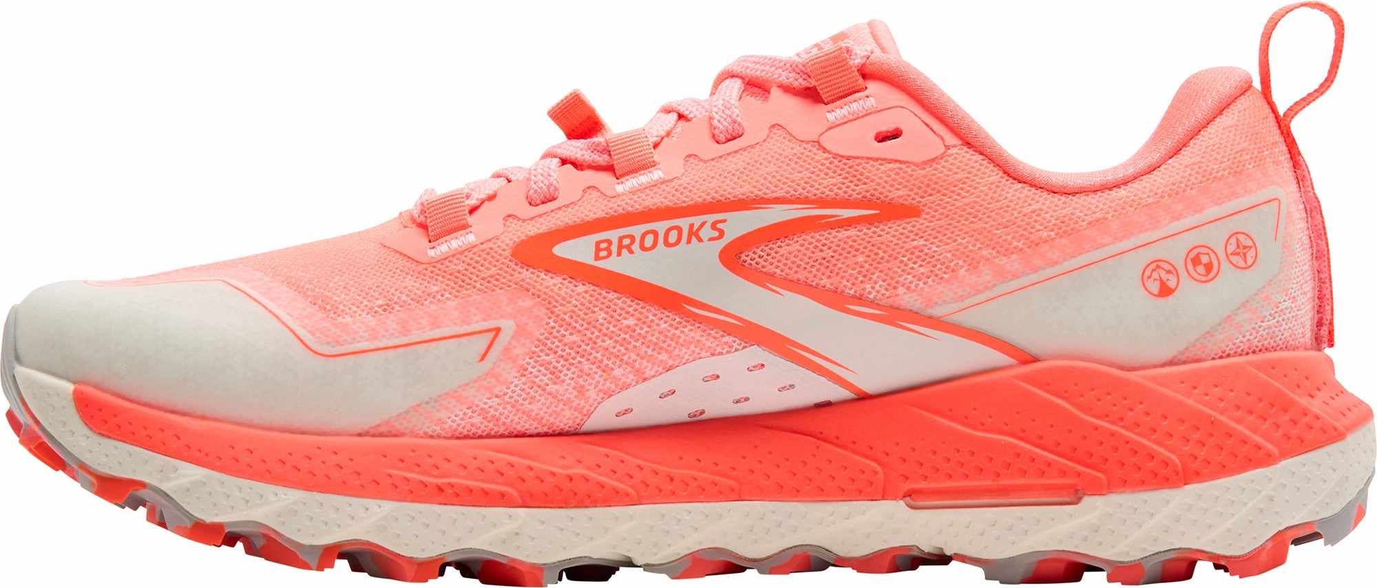Bright - colored Brooks Cascadia 18 Womens Trail Running Shoes - Orange