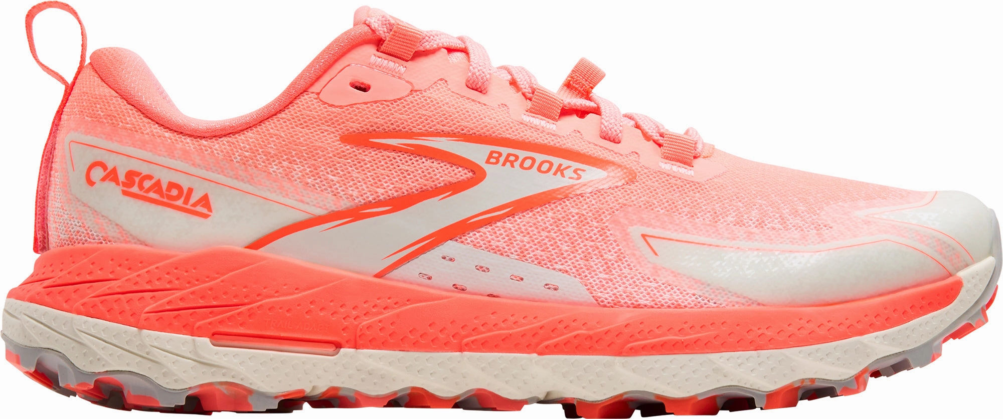 Brooks Cascadia 18 Womens Trail Running Shoes - Orange HighTop