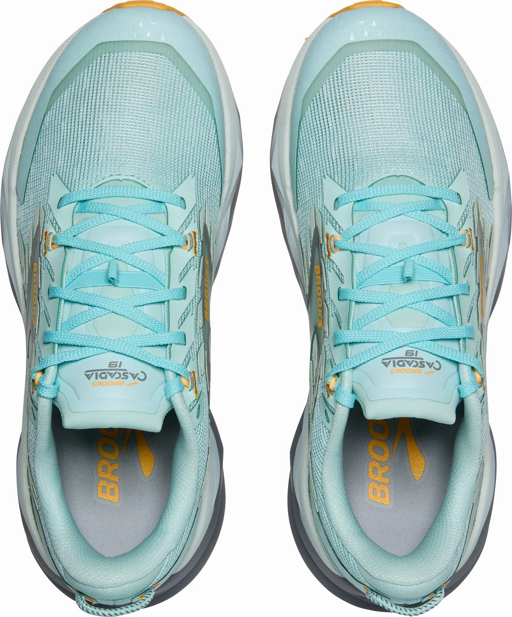 Brooks Cascadia 19 Womens Trail Running Shoes - Blue Anti microbial weekend