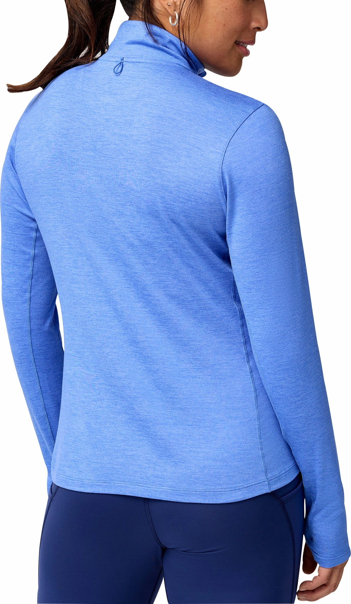 Layer Brooks Dash 2.0 Half Zip Long Sleeve Womens Running Top - Blue