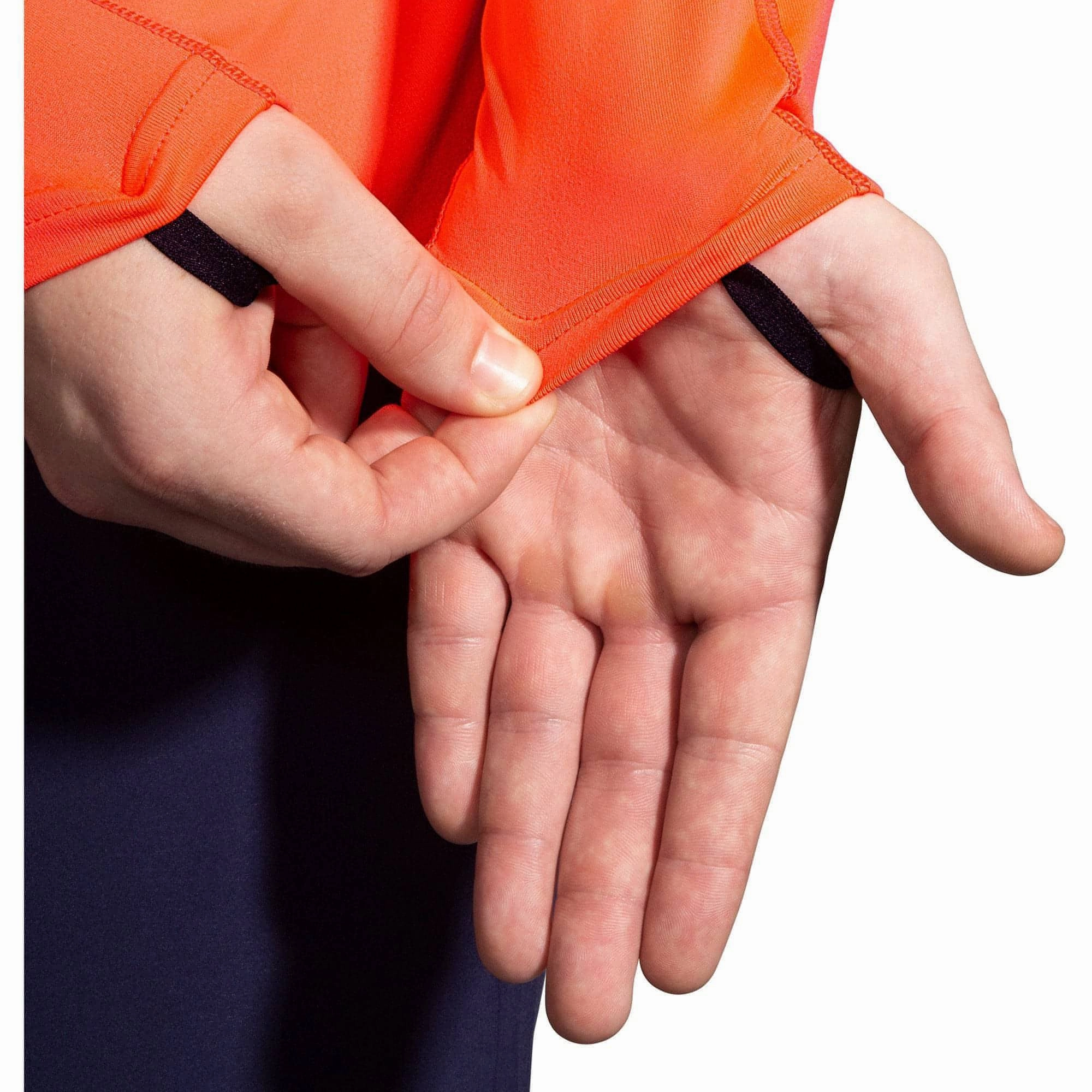 Brooks Dash Half Zip Long Sleeve Mens Running Top - Orange Glossy Look