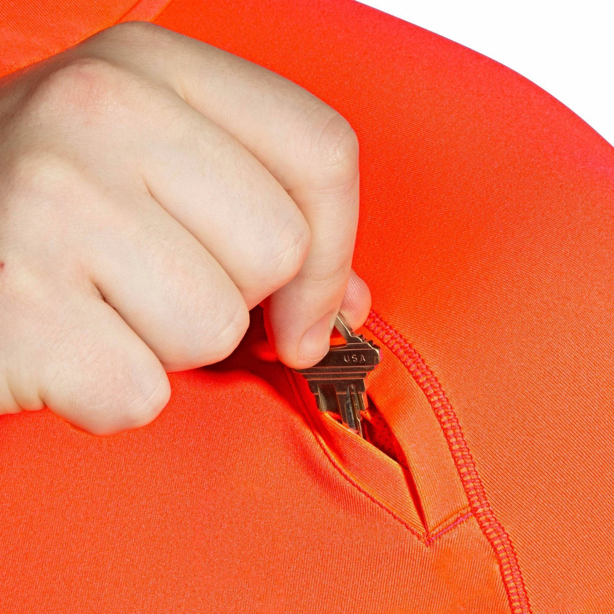 Fitness Brooks Dash Half Zip Long Sleeve Mens Running Top - Orange