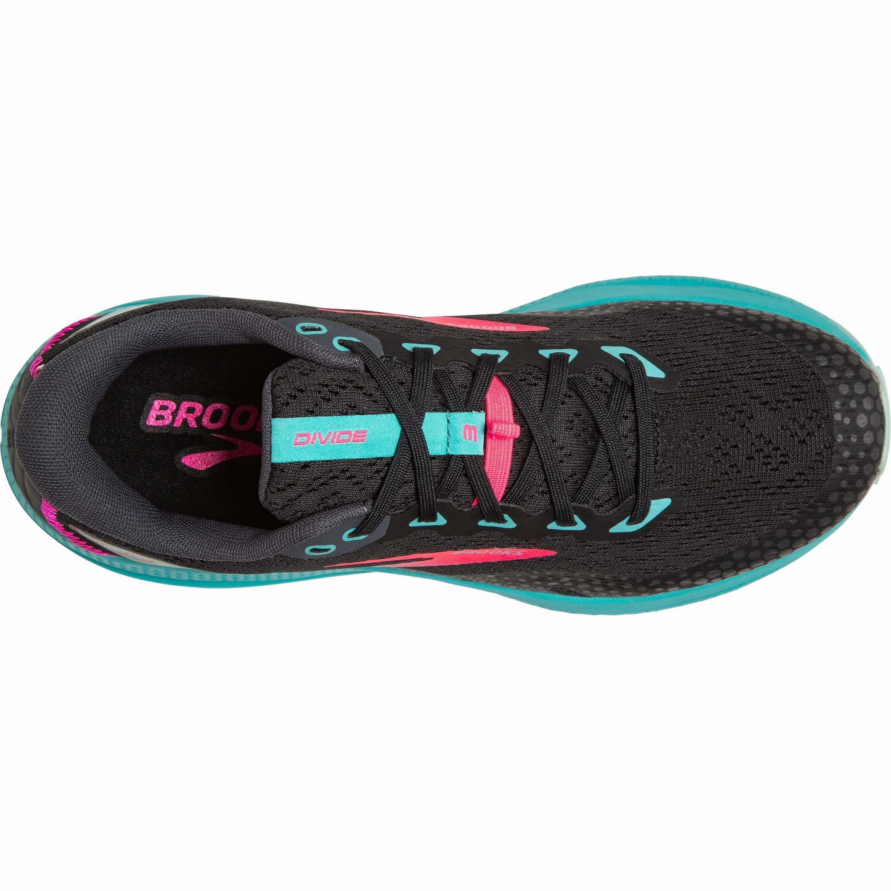 Footbed contour Brooks Divide 3 Womens Trail Running Shoes - Black
