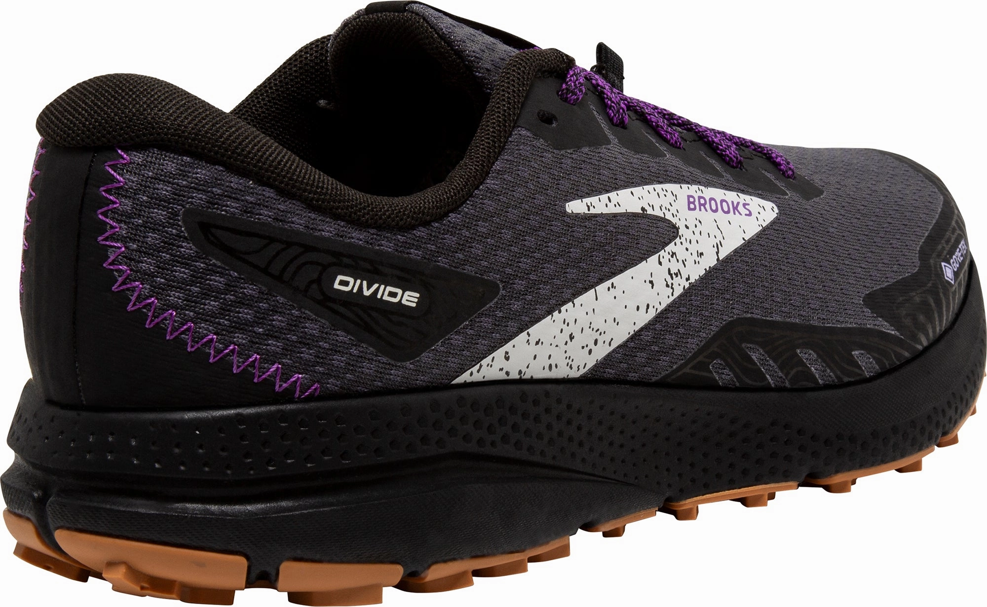 air - filled shoes Heavy Duty Running Brooks Divide 4 GORE-TEX Womens Trail Running Shoes - Black