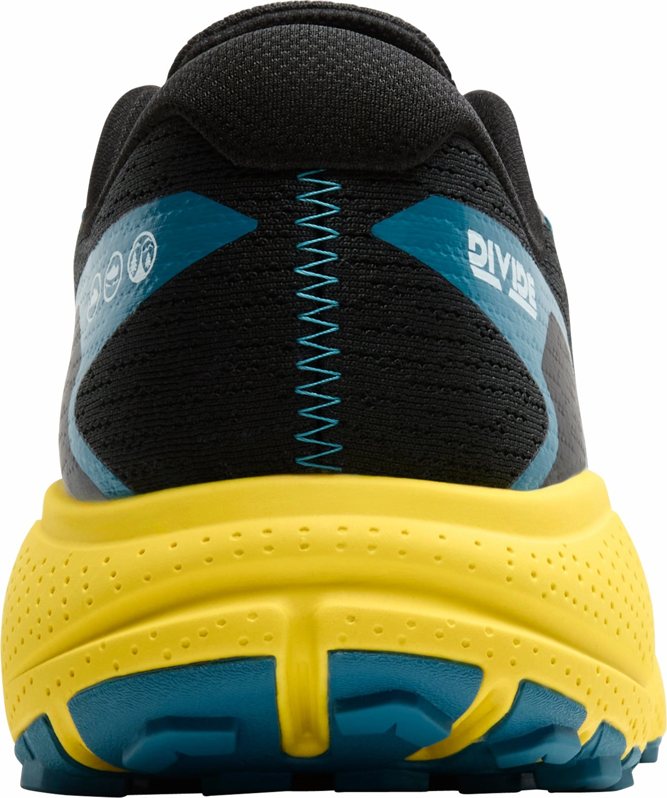 Reflective details Brooks Divide 5 Mens Trail Running Shoes - Black