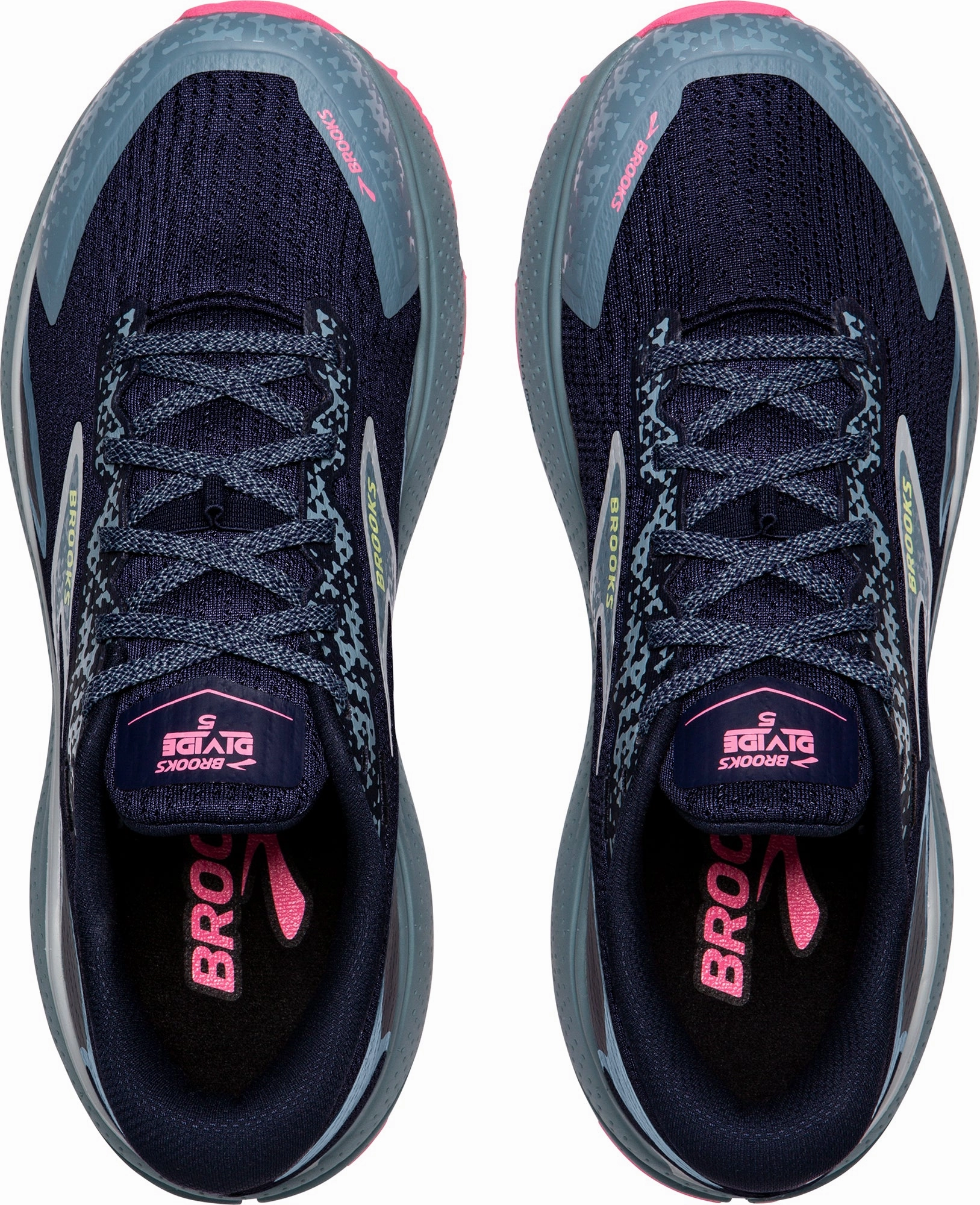Brooks Divide 5 Womens Trail Running Shoes - Blue Aero Dynamic Ventilation Comfort Stride