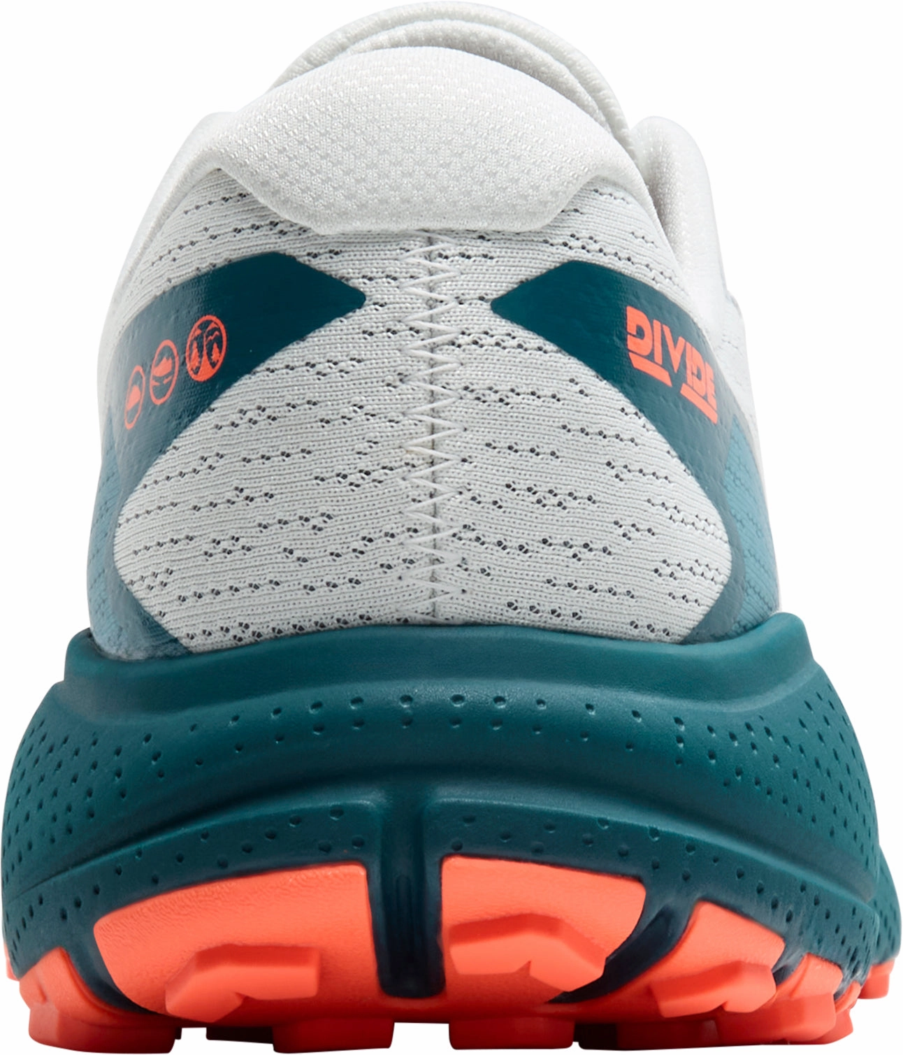 Hygroscopic Knit loose - fitting running wear Brooks Divide 5 Womens Trail Running Shoes - Blue