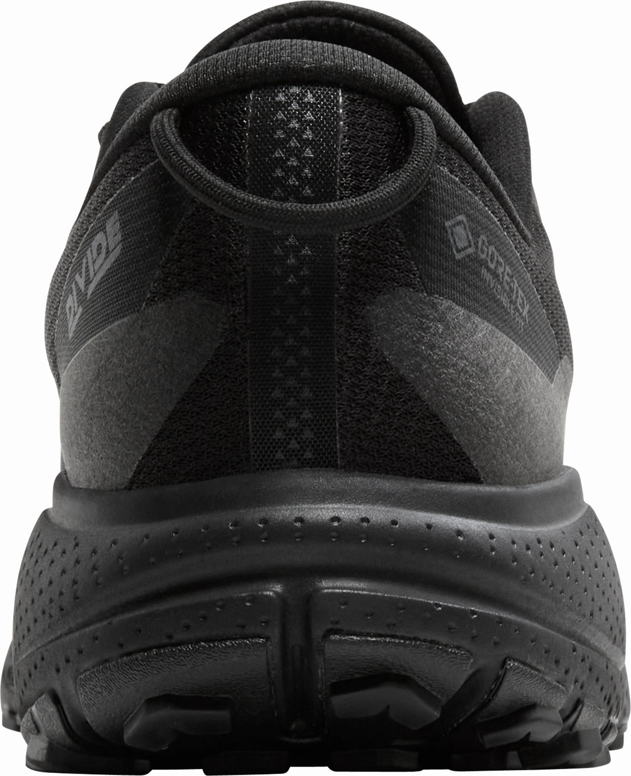 Neutral Arch Support Durable Traction Grip Brooks Divide 6 GORE-TEX Womens Trail Running Shoes - Black