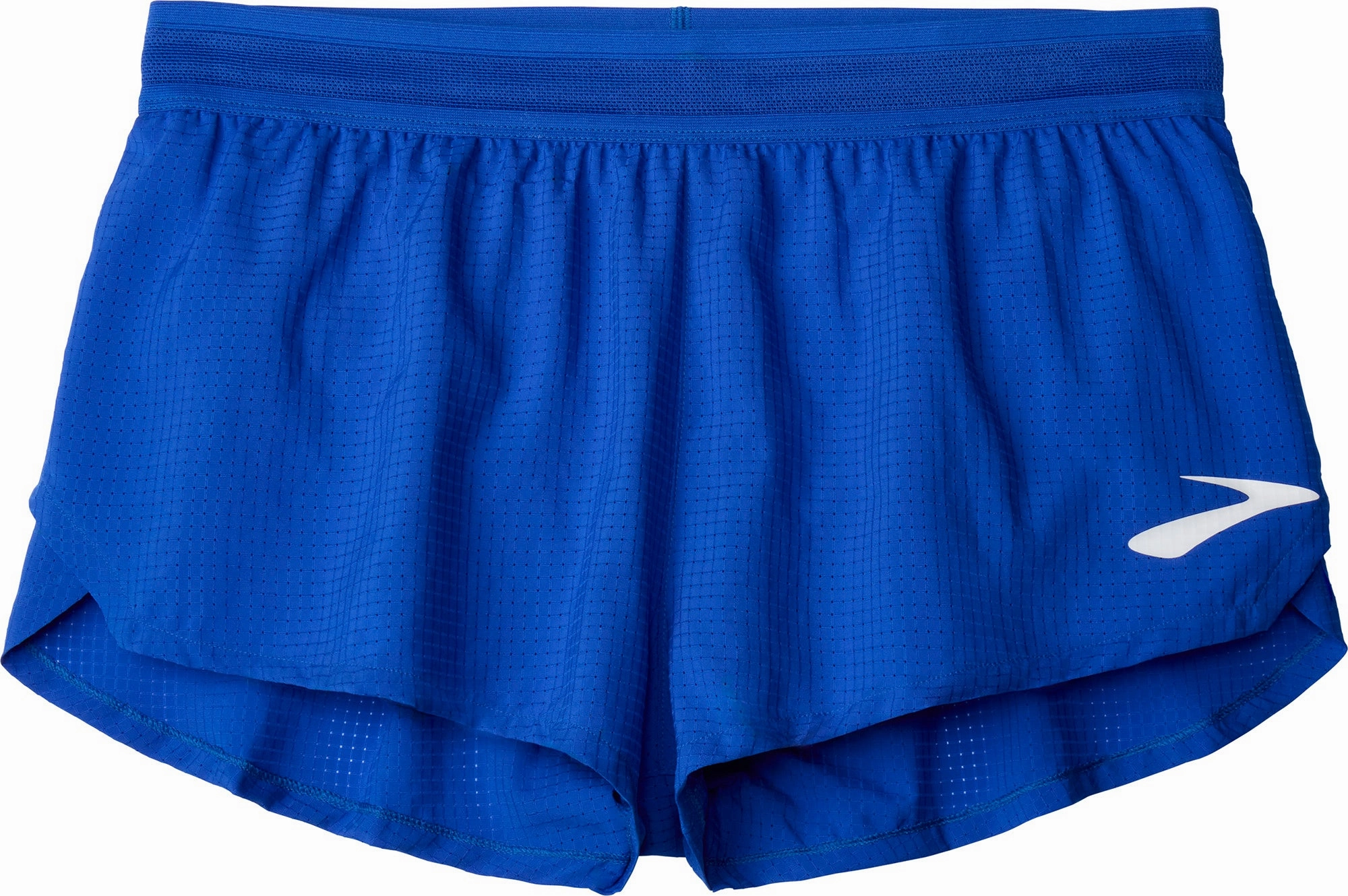 Brooks Elite 3 Inch Split Mens Running Shorts - Blue Minimal Bulk Casual Movement