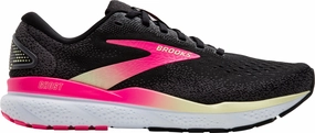Brooks Ghost 16 WIDE FIT Womens Running Shoes - Black smart watch