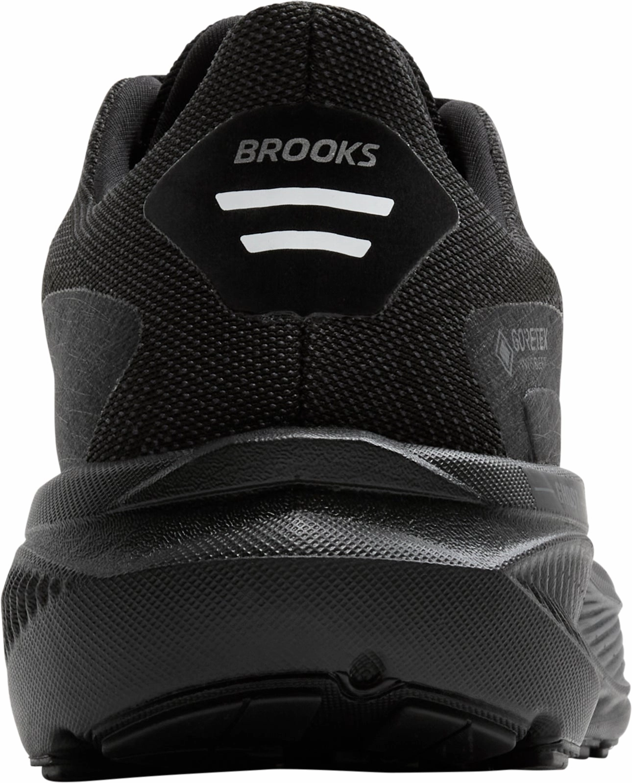 road running shoe alternative Arch Alignment Brooks Ghost 17 GORE-TEX Womens Running Shoes - Black