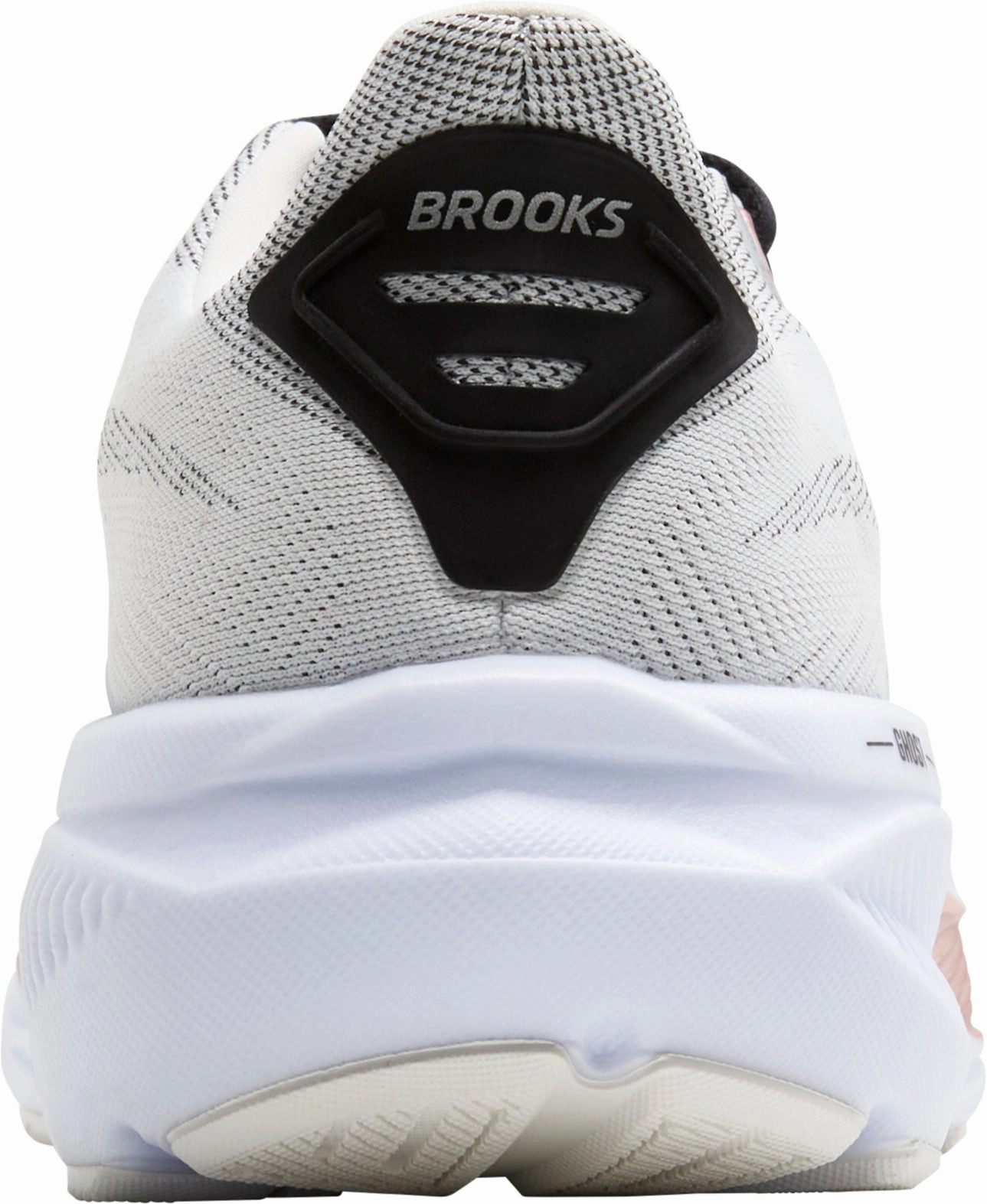 Brooks Ghost 17 Womens Running Shoes - White Shock-absorbent look