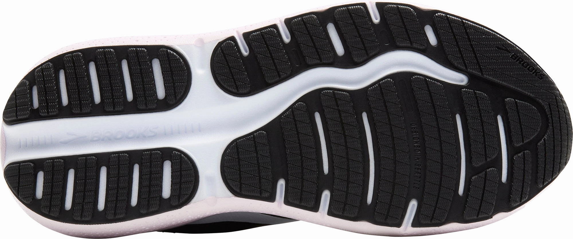 Brooks Ghost Max 2 Womens Running Shoes - Black PUResilience Comfortable Foot Stretch