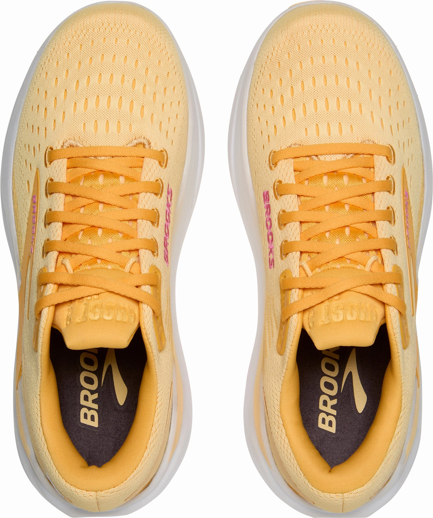 Wide Platform Base Brooks Ghost Max 3 Womens Running Shoes - Orange