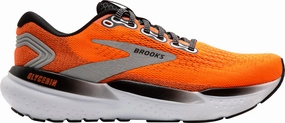 Breathable collar heavy - duty sole shoes Brooks Glycerin 21 Mens Running Shoes - Orange