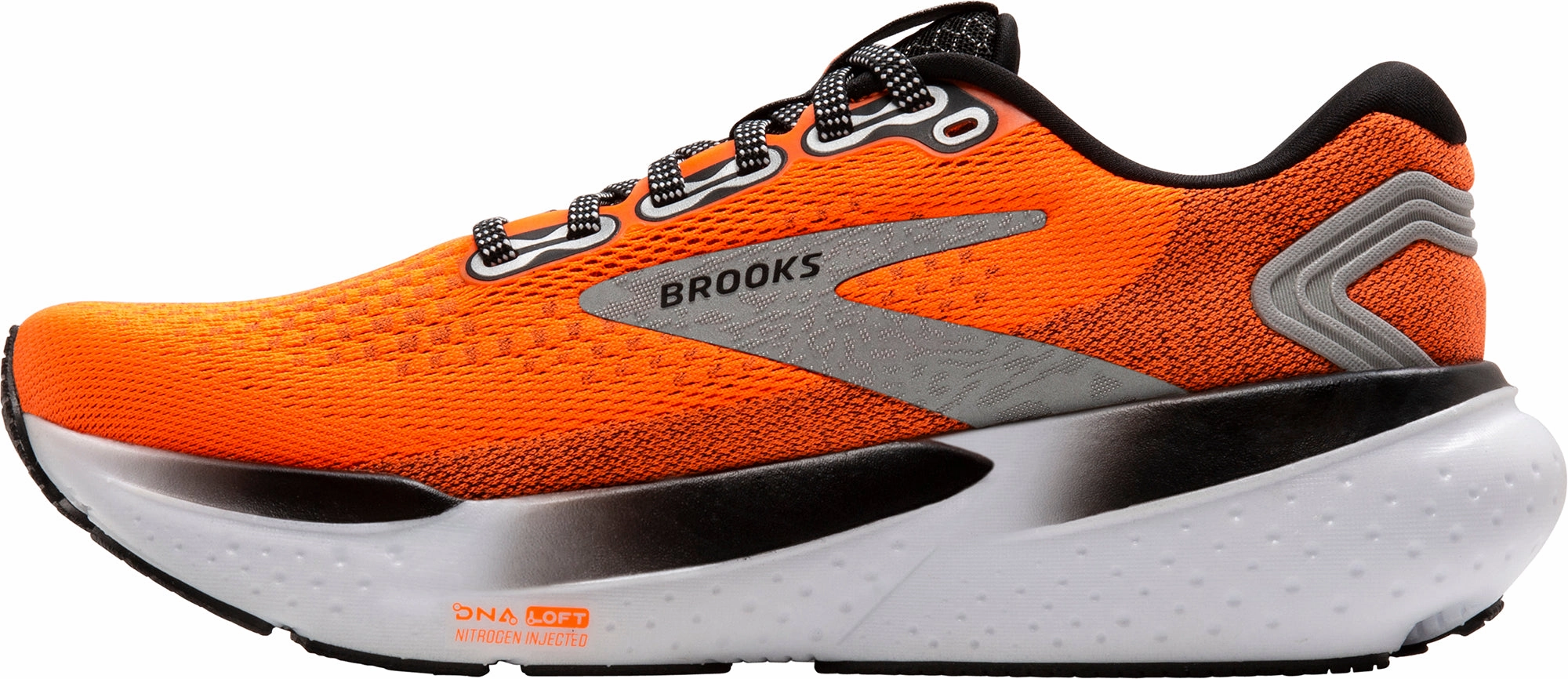 Brooks Glycerin 21 Mens Running Shoes - Orange traction - sole rigid sole shoes