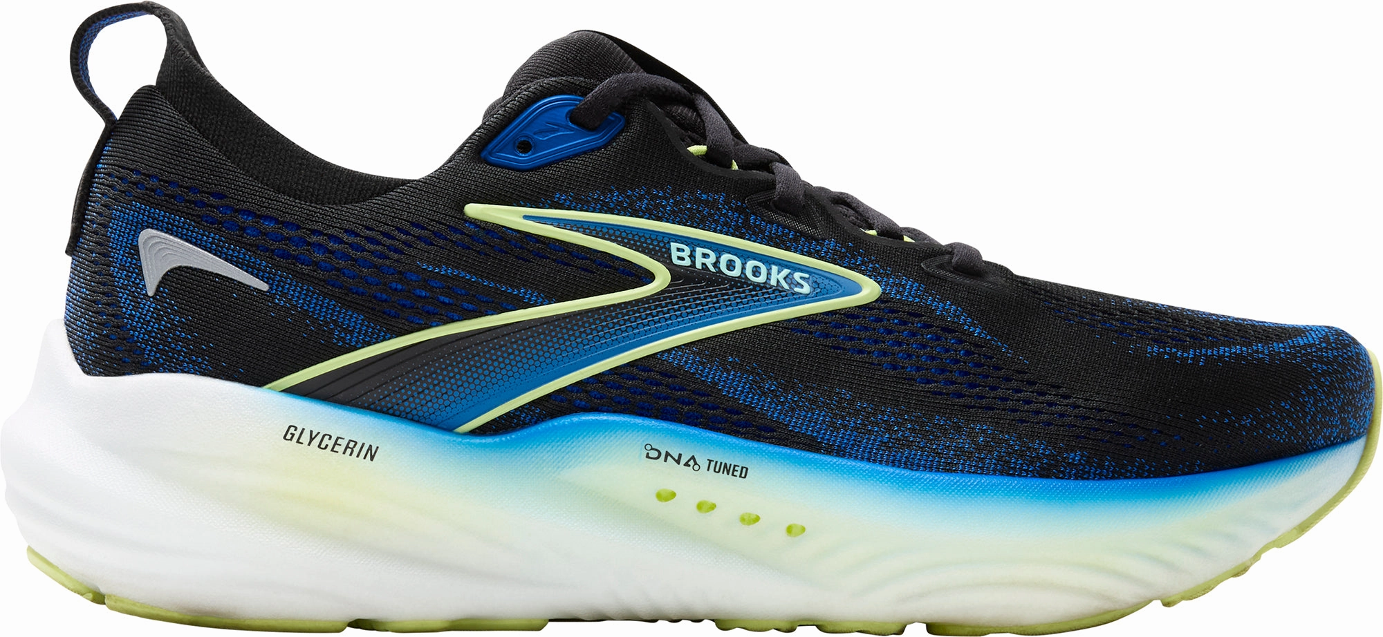 Brooks Glycerin 22 WIDE FIT Mens Running Shoes - Black Eco - friendly