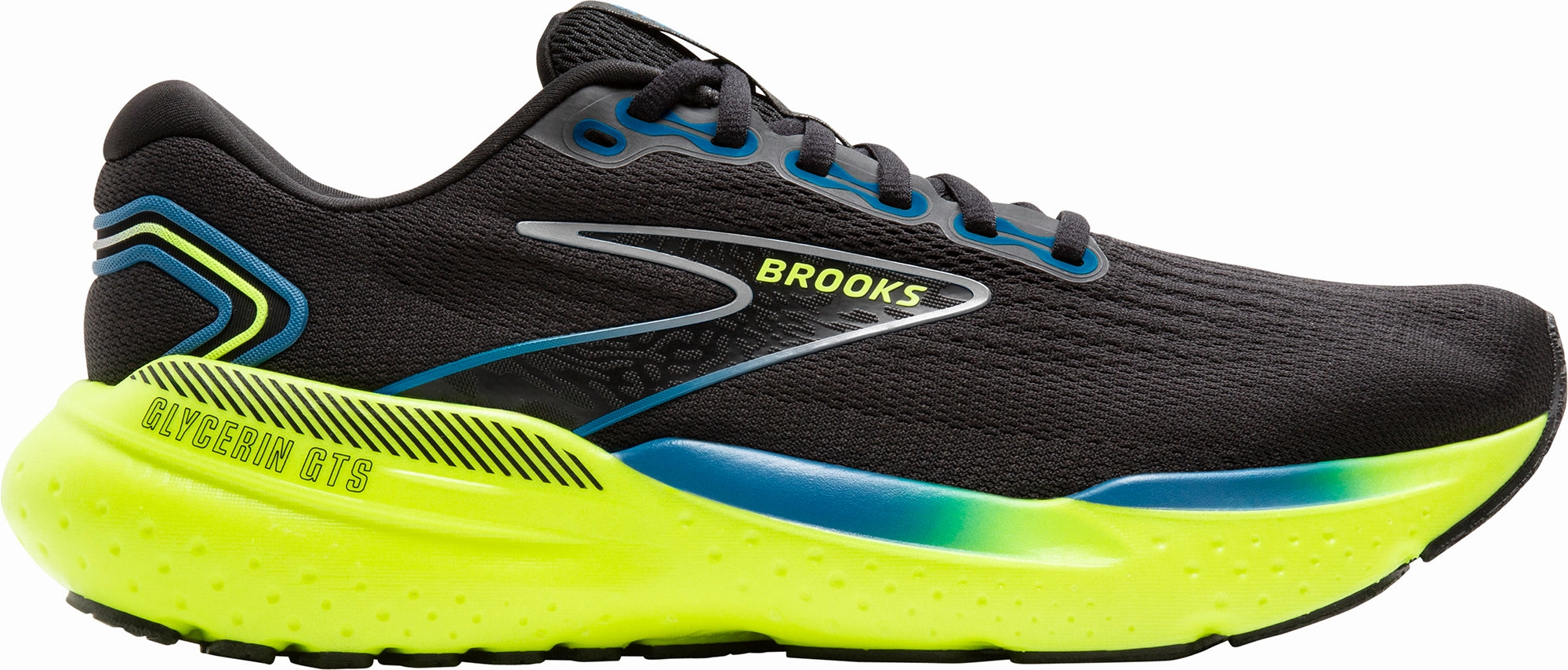 Brooks Glycerin GTS 21 Mens Running Shoes - Black performance enhancement hydration packs