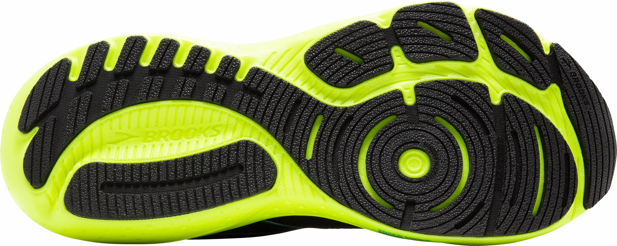 Brooks Glycerin GTS 21 Mens Running Shoes - Black Flexible Motion Grooves