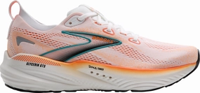 Brooks Glycerin GTS 22 Mens Running Shoes - Orange running in a drawbridge area shoes