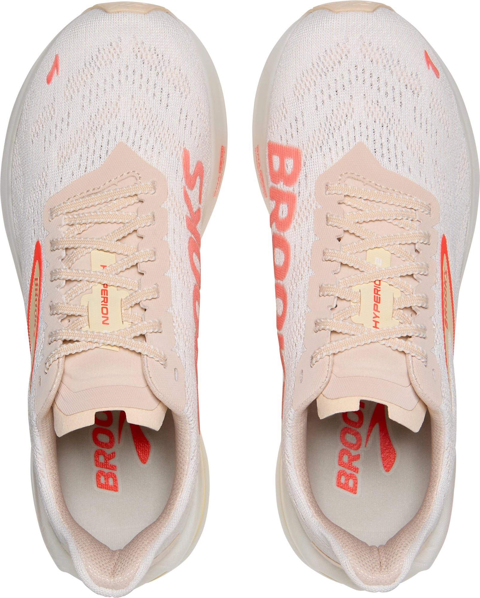 Lightweight Framework Brooks Hyperion 2 Womens Running Shoes - White