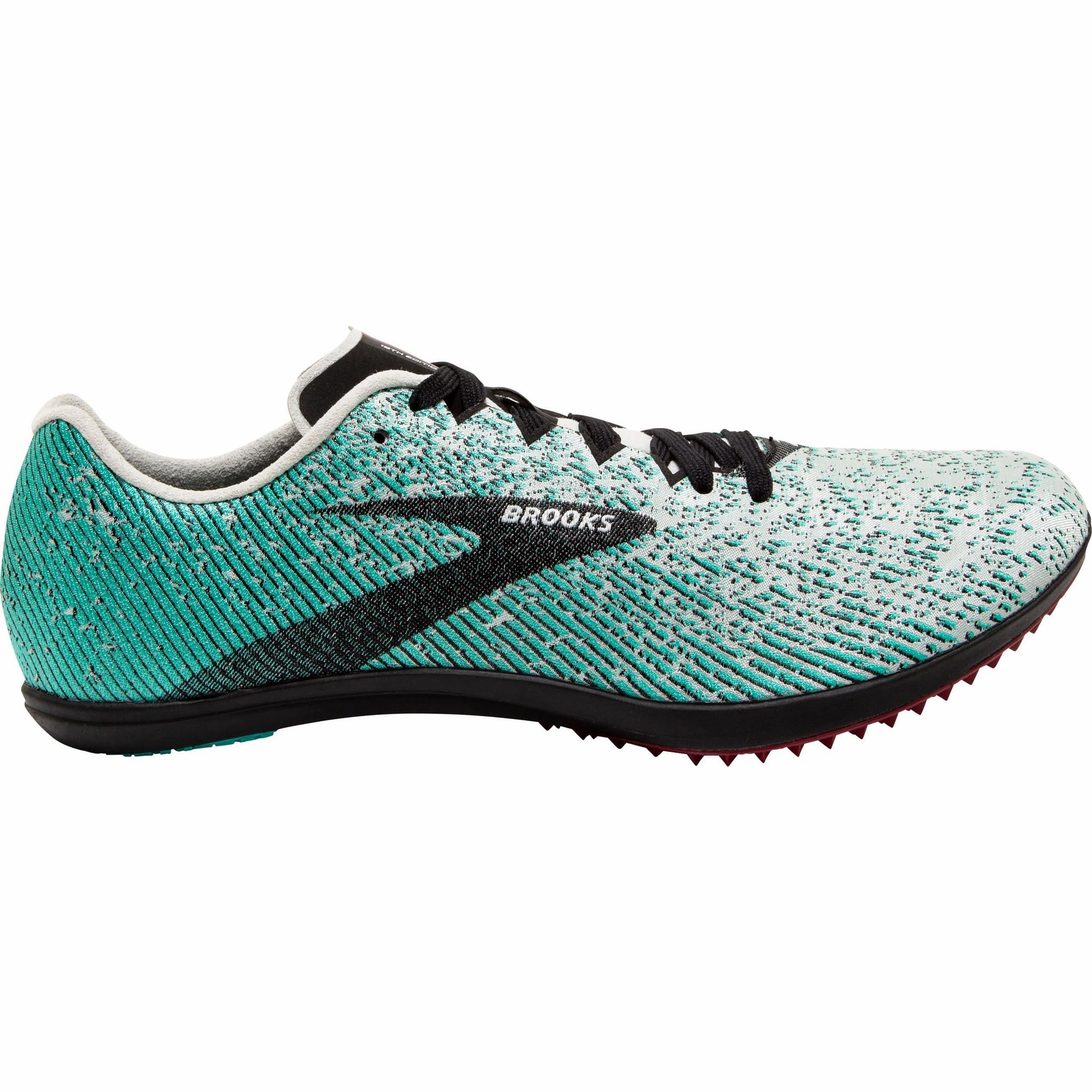 Power Strike Brooks Mach 19 Spikeless Womens Cross Country Spikes - Green