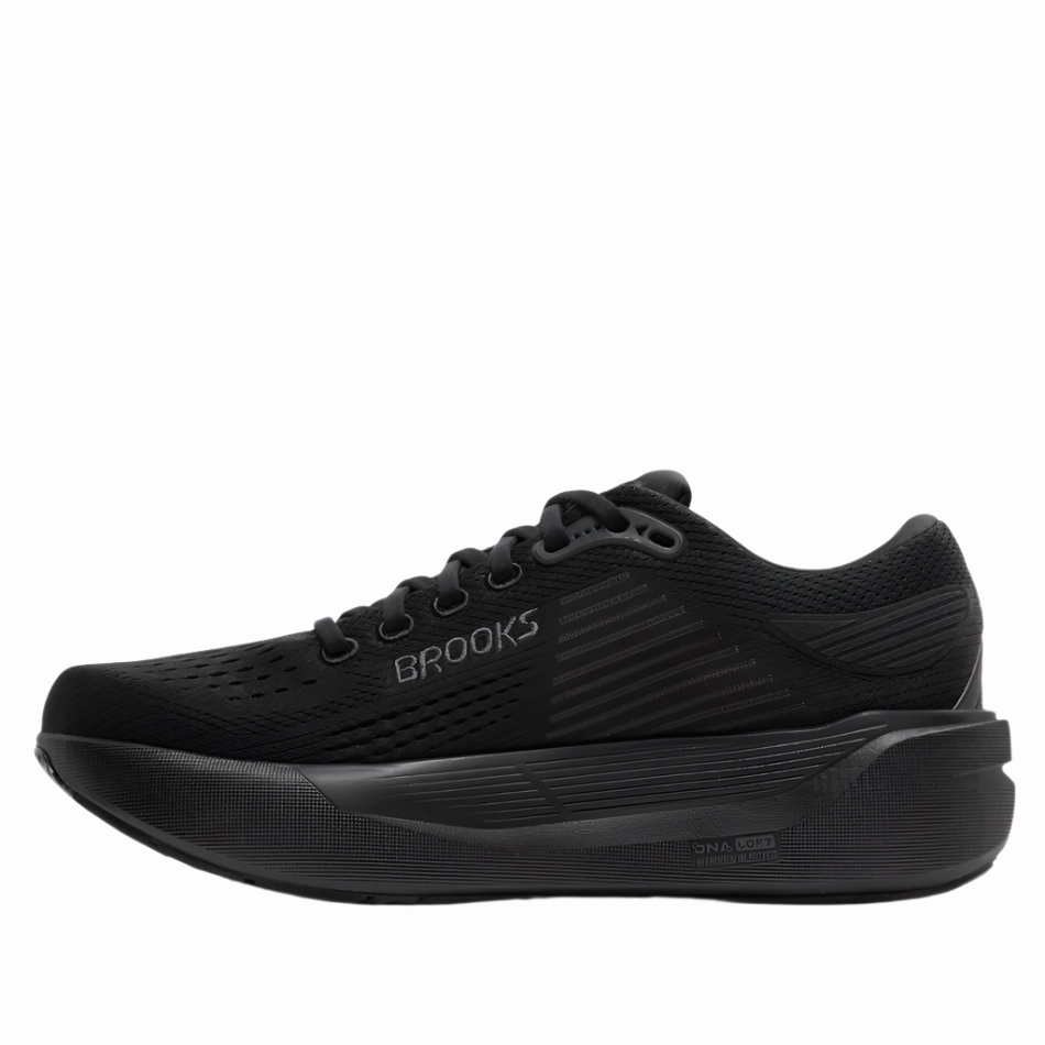 ComfortCushion Brooks Men's Ghost Max 3 Running Shoes in Black/Black/Ebony AW25