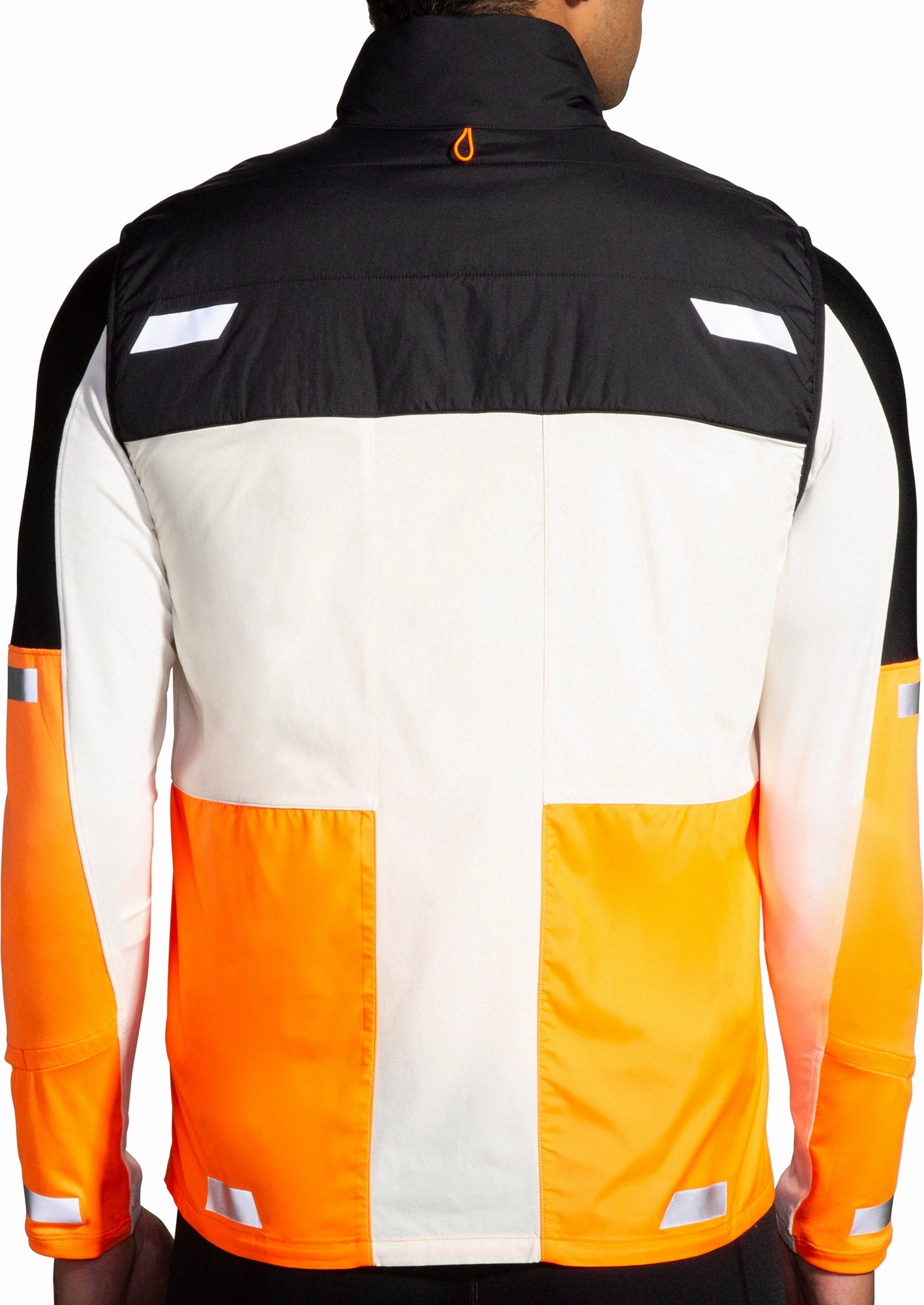 Brooks Run Visible 2.0 Insulated Mens Running Gilet - Grey Packable Feature