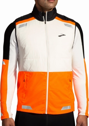 Observe Brooks Run Visible 2.0 Insulated Mens Running Gilet - Grey