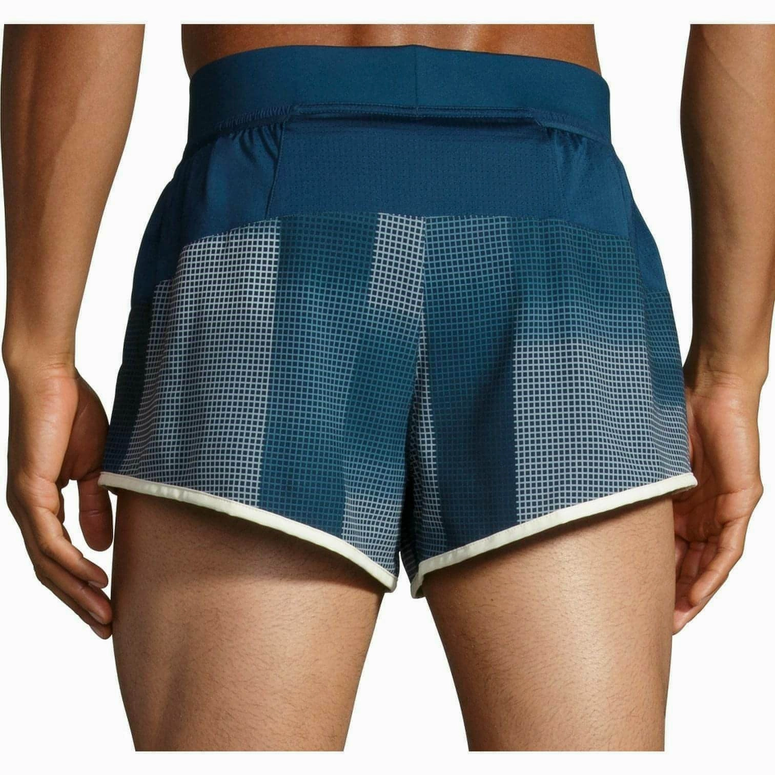 Brooks Sherpa 3 Inch Split Mens Running Shorts - Blue Sleek Comfort Wear