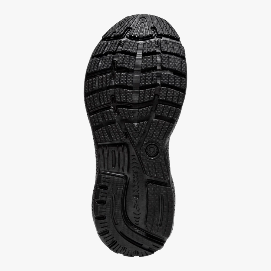 Brooks Women's Ghost 16 Running Shoes AW24 Black/Black/Ebony Comfort - mold Triple Density Outsole