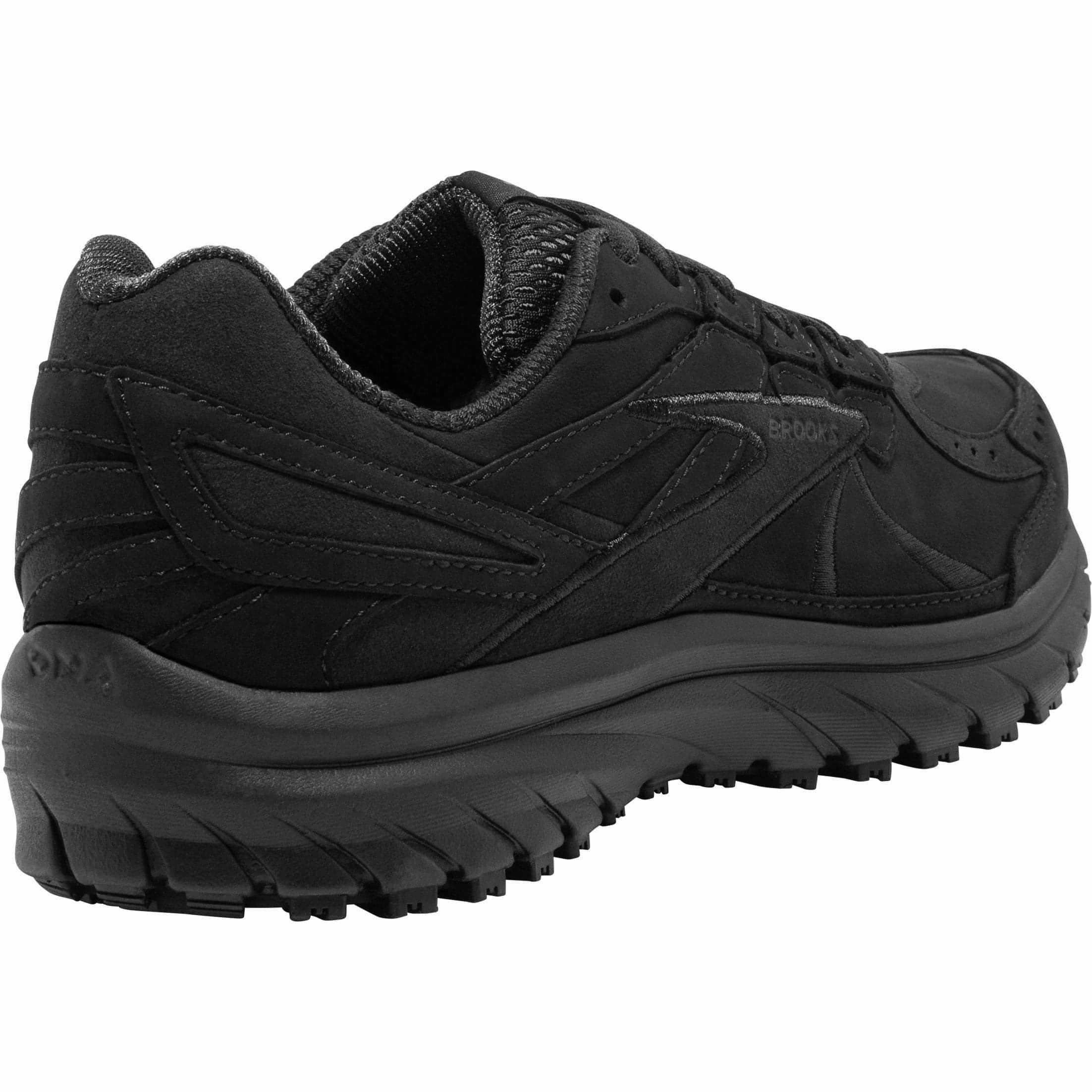 Anti Microbial Lining Brooks Zeal Walker Womens Walking Shoes - Black
