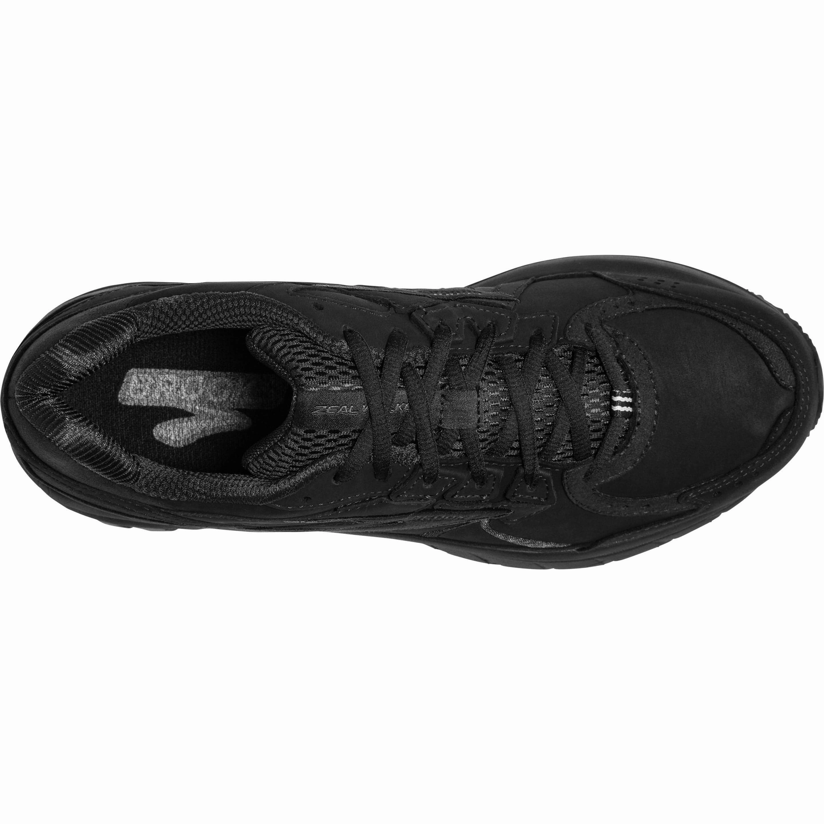 Brooks Zeal Walker Womens Walking Shoes - Black Arch Support Technology
