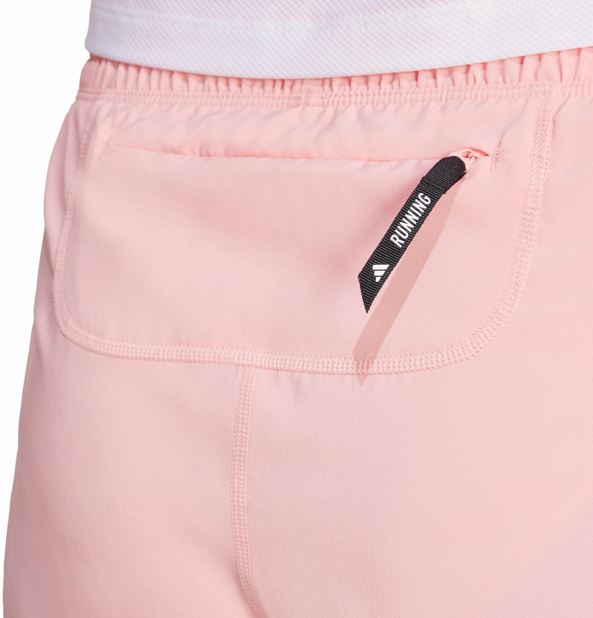 adidas Own The Run 4 Inch Womens Running Shorts - Pink Breezy Fit